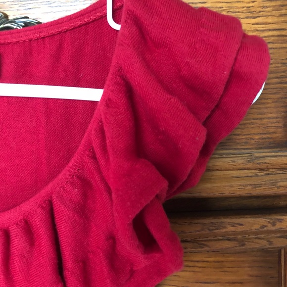 ♥️Red Ruffled Tank Top♥️ - Picture 2 of 7